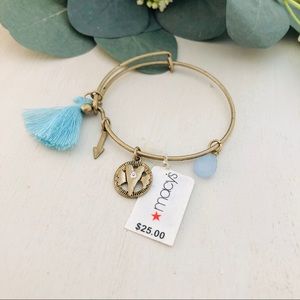 Macy’s Tassel Charm Bangle Bracelet
